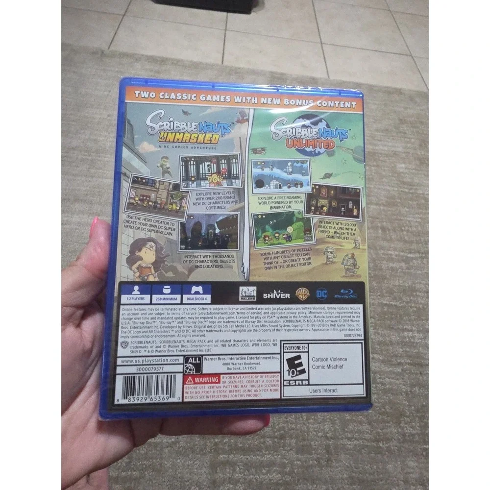 Scribblenauts Mega Pack - Sony PlayStation 4 (PS4 SEALED)